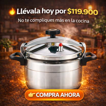 Cocina con confianza, rapidez y sin complicarte - Olla A Presion Pitadora 4 Litros