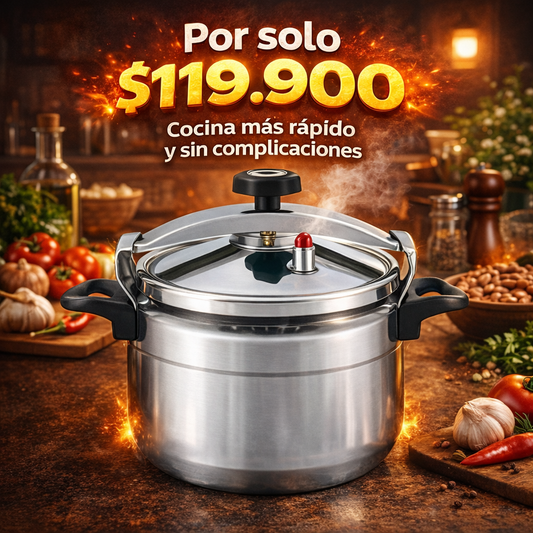 Cocina con confianza, rapidez y sin complicarte - Olla A Presion Pitadora 4 Litros