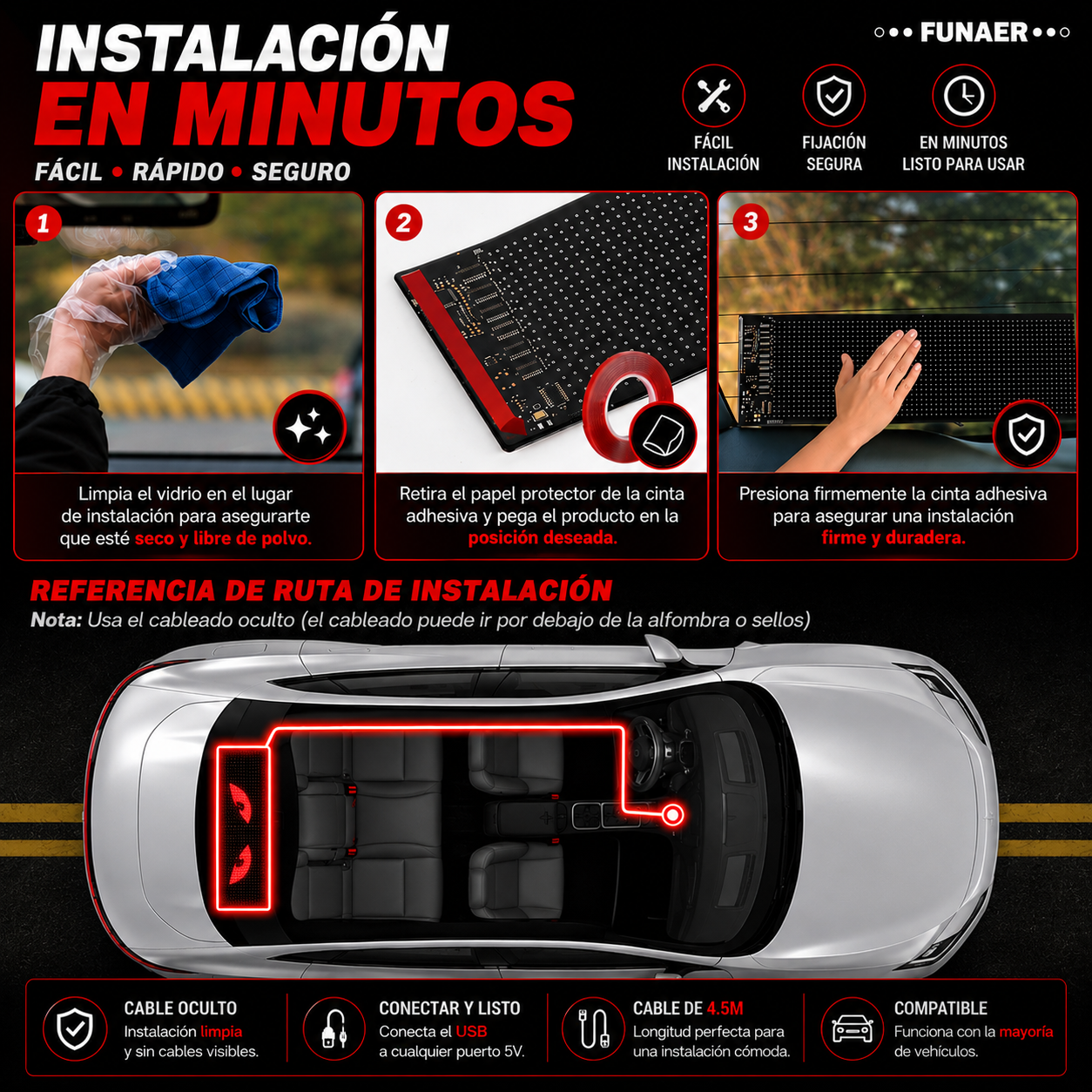 Demon Vision LED- Convierte Tu Vehículo en el Centro de Todas las Miradas
