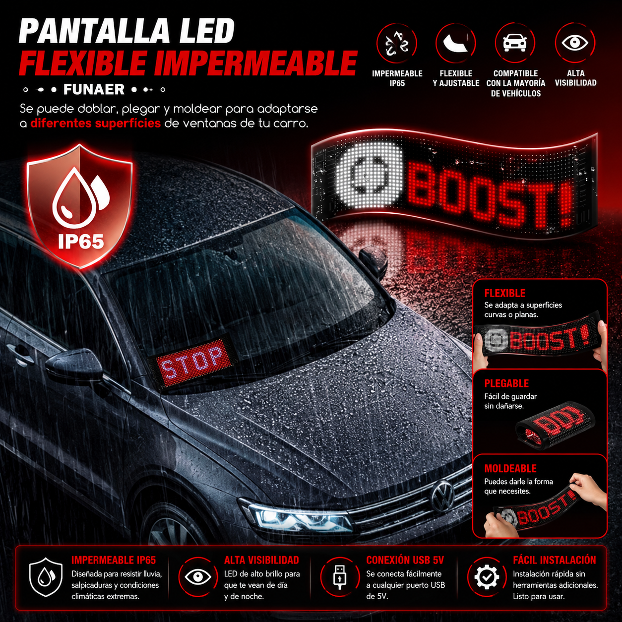 Demon Vision LED- Convierte Tu Vehículo en el Centro de Todas las Miradas