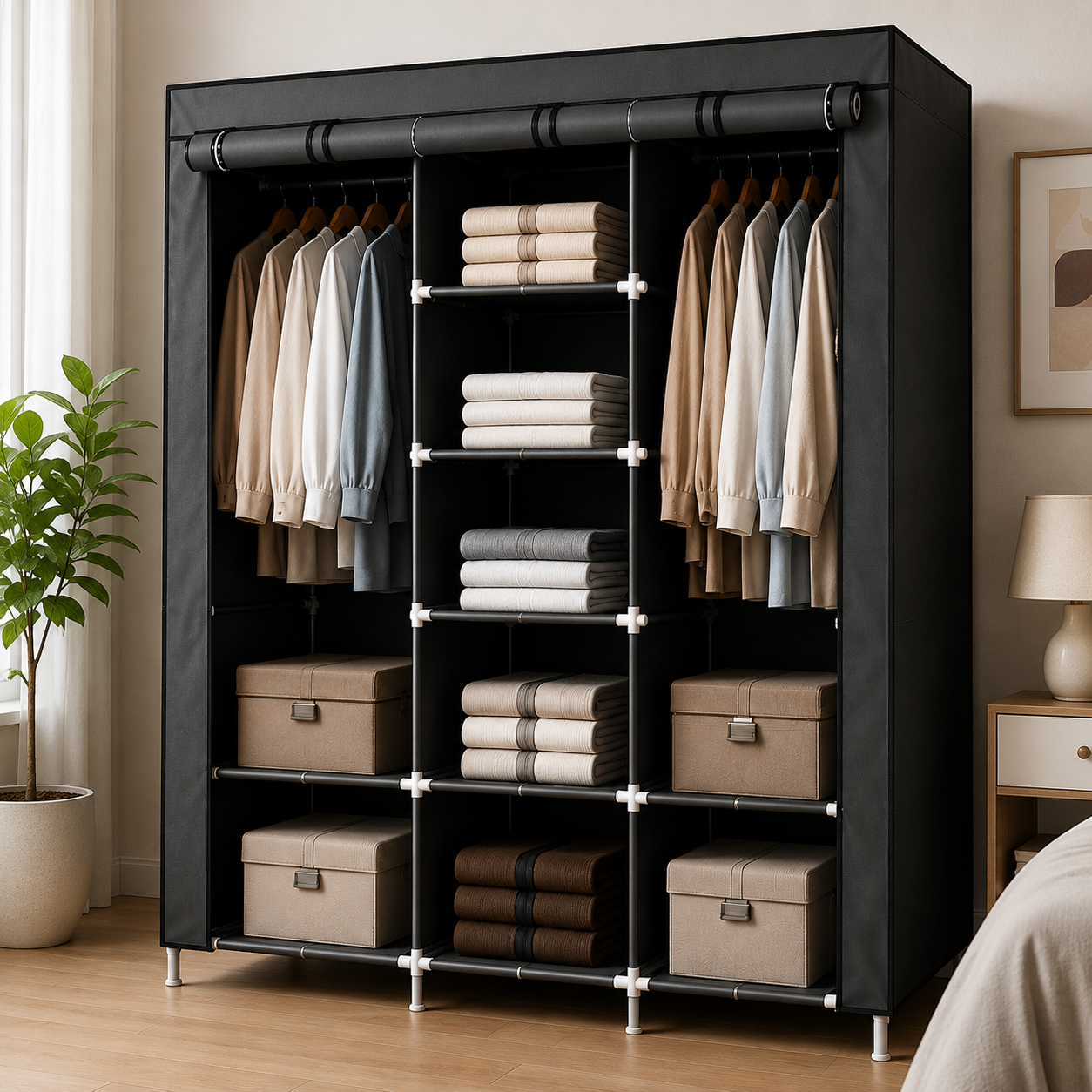 Closet Organizador De Ropa Desarmable 8 Estantes