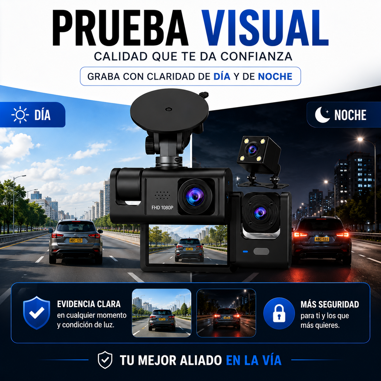 CamCar Pro HD- Graba cada recorrido con más seguridad y control