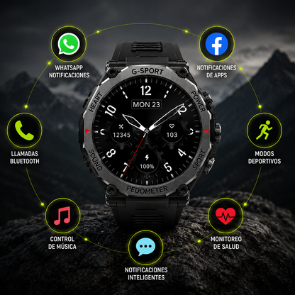 El smartwatch deportivo que combina estilo, tecnología y control total en tu muñeca- TitanWatch GT6 Pro