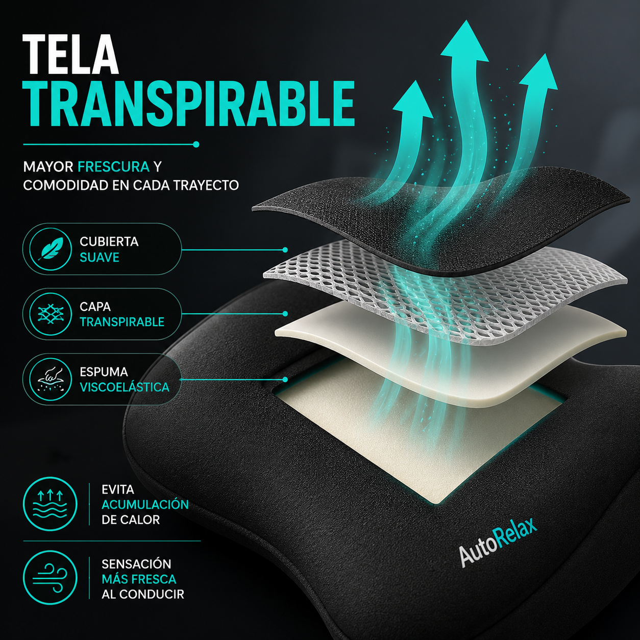 Almohada Cervical para Coche